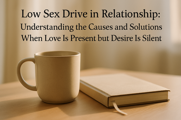 Low Sex Drive in Relationship: Understanding the Causes and Solutions When Love Is Present but Desire Is Silent alt_text: A ceramic mug and a journal softly lit by morning light on a table.